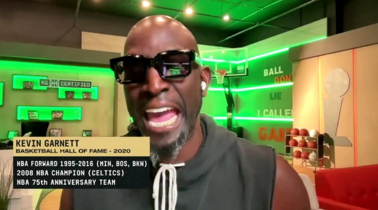 KG：绿军是年轻人中经验最丰富的 我觉得他们的时间到了